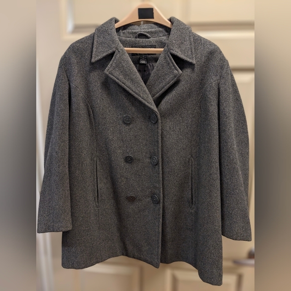 Centigrade Outerwear Double Breasted Wool Peacoat - size 1X - Picture 1 of 16